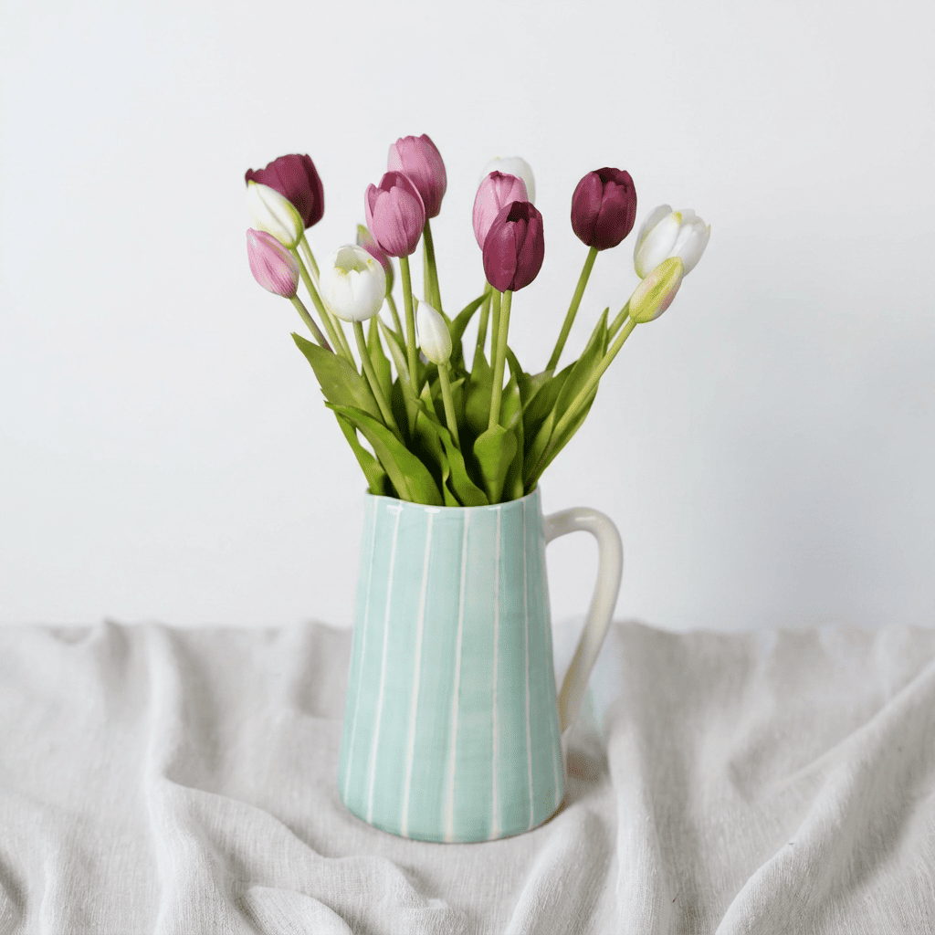Bouquet De Tulipes Artificielles Aurore