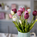 Bouquet De Tulipes Artificielles Aurore