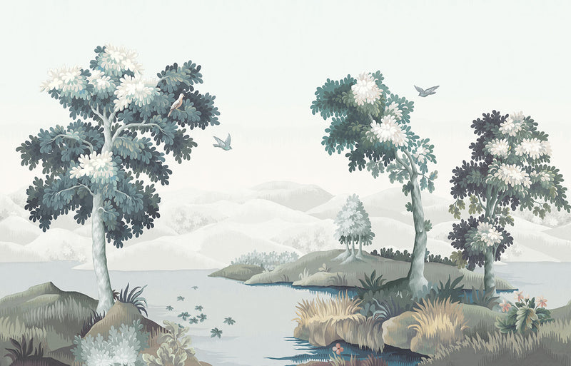 Fresque Bourgogne - Bleu Des Champs