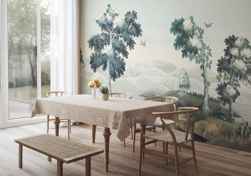 Fresque Bourgogne - Bleu Des Champs