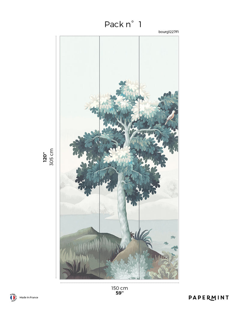 Fresque Bourgogne - Bleu Des Champs