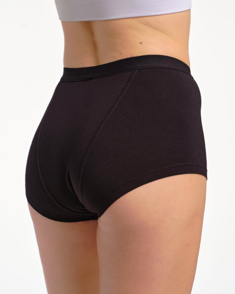 Boxer menstruel noir