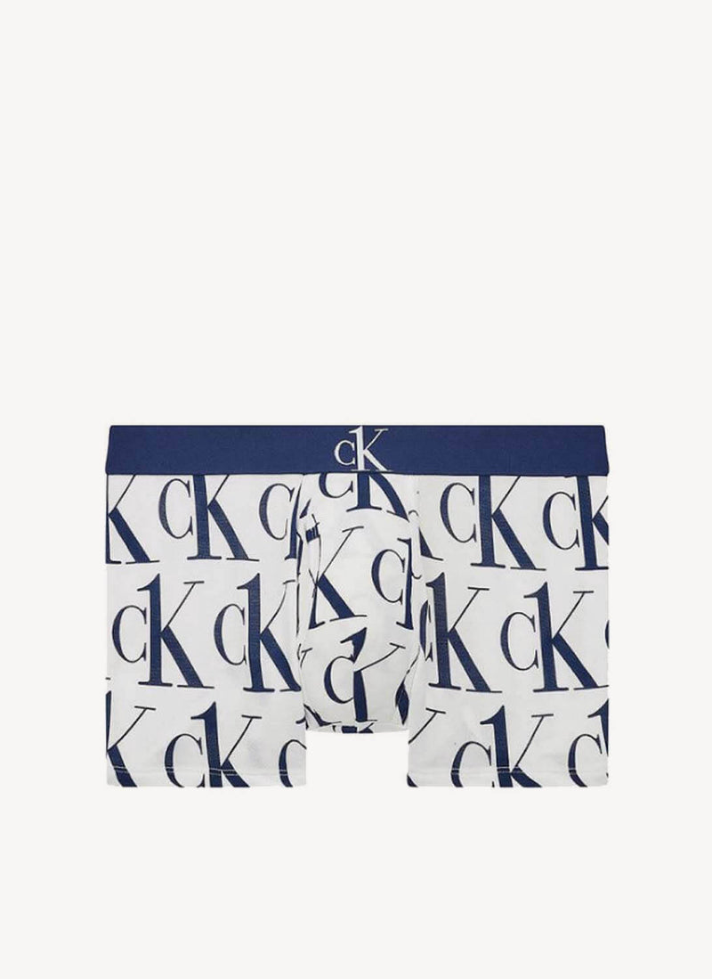 Calvin Klein - Boxer Ck One Plush - Plush Cki Print White - Homme