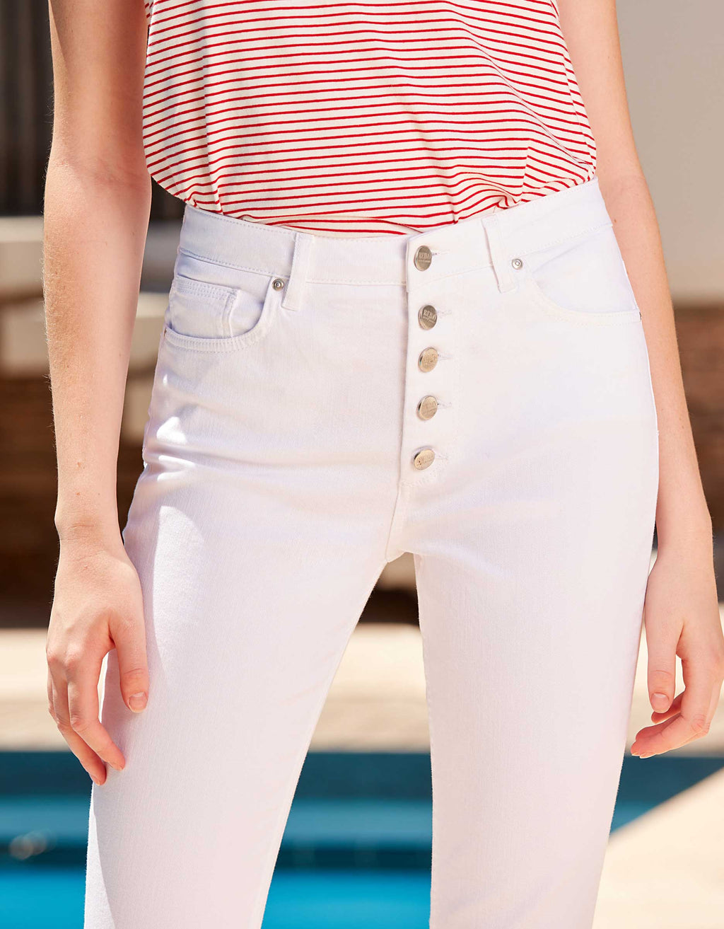 Jean Boxy Pant Paulin - Dnm White