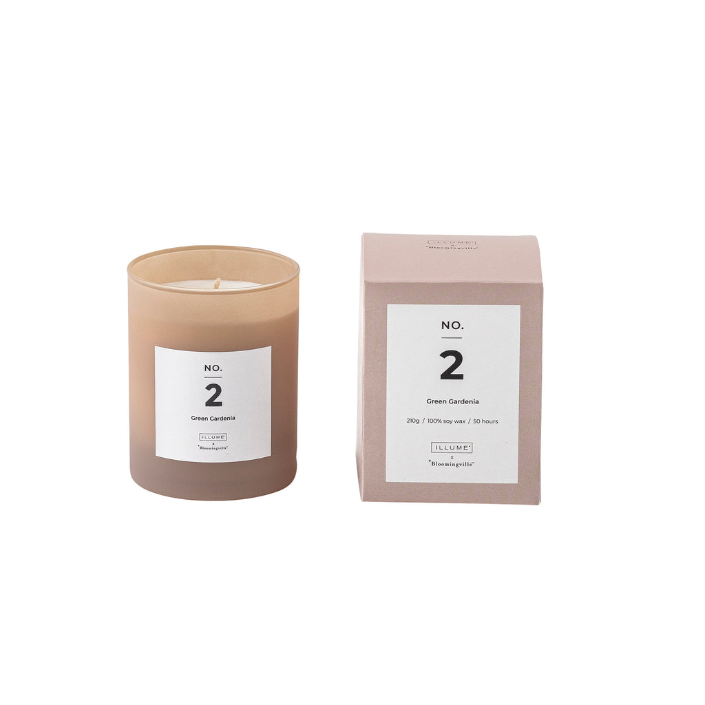 No. 2 - Green Gardenia - Vela Perfumada - Rosa Empolvado - Cera Natural