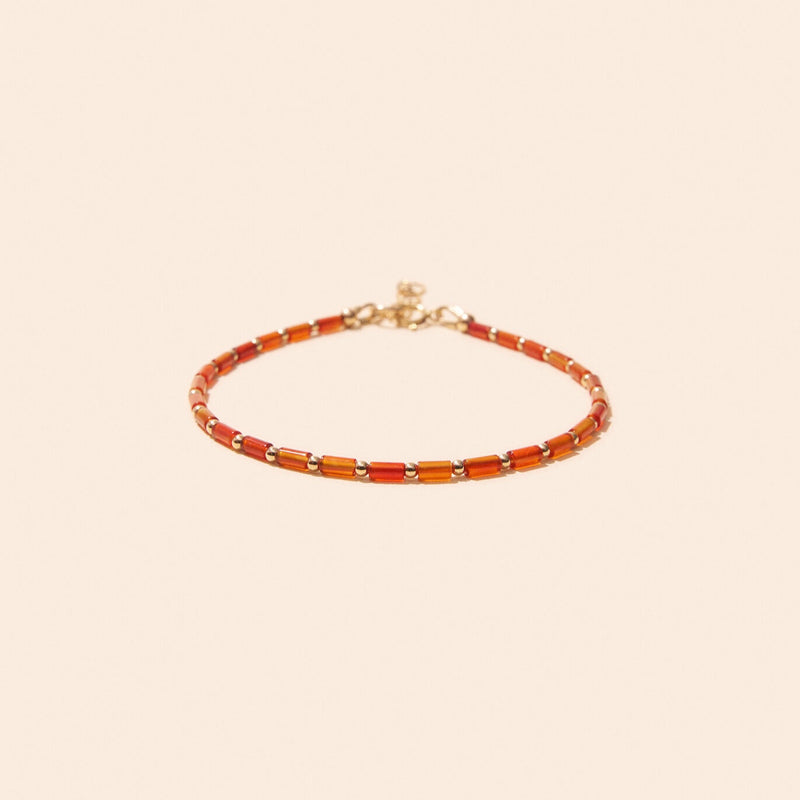 Le Bracelet Baia Agate Orange