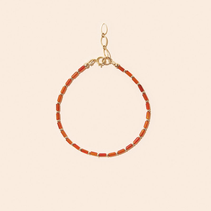 Le Bracelet Baia Agate Orange