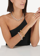 Charlotte Chesnais - Linc Chain Bracelet - Silver - Woman