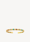 Camille Enrico - Bracelet Pina - Gold Multistones - Femme