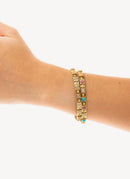 Camille Enrico - Bracelet Pina - Gold Multistones - Femme