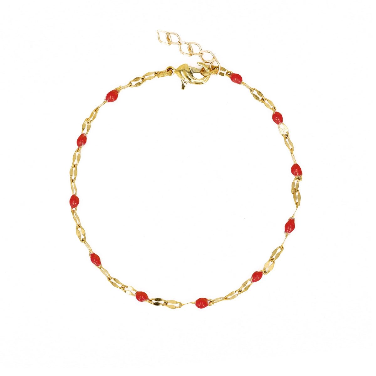Bracelet Tuttifrutti - Or / Rouge