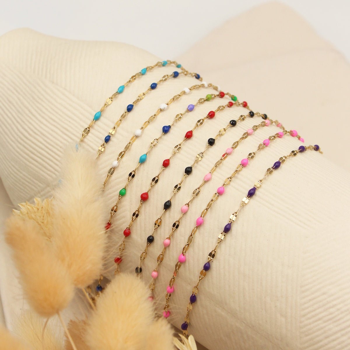Bracelet Tuttifrutti - Or / Rouge