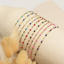 Nilaï - Pulsera Tuttifrutti - Oro / Rojo