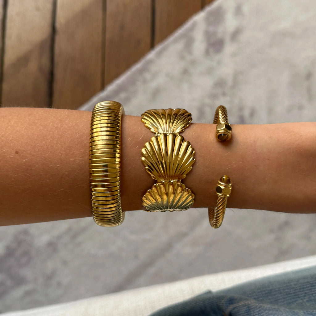 Seashell Cuff Bracelet