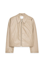 Braided PU Jacket - Beige