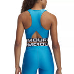 Heatgear Rib Tank Bra - Blue - Women's