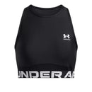 Heatgear Rib Tank Bra - Black/White - Women's