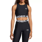 Heatgear Rib Tank Bra - Black/White - Women's