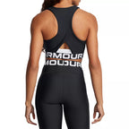 Sujetador deportivo Heatgear Rib Tank - Negro/Blanco - Mujer
