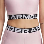 Biustonosz sportowy Heatgear Rib Tank - Różowy - Kobieta