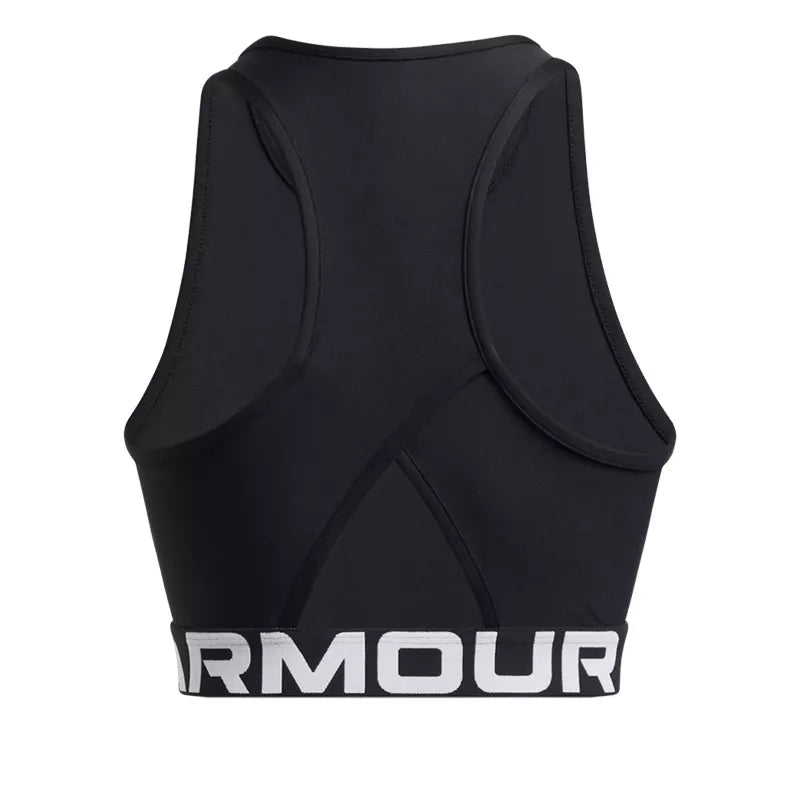 Sujetador deportivo Heatgear Rib Tank - Negro/Blanco - Mujer