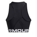 Sujetador deportivo Heatgear Rib Tank - Negro/Blanco - Mujer