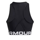 Heatgear Rib Tank Bra - Black/White - Women's
