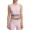 Biustonosz sportowy Heatgear Rib Tank - Różowy - Kobieta