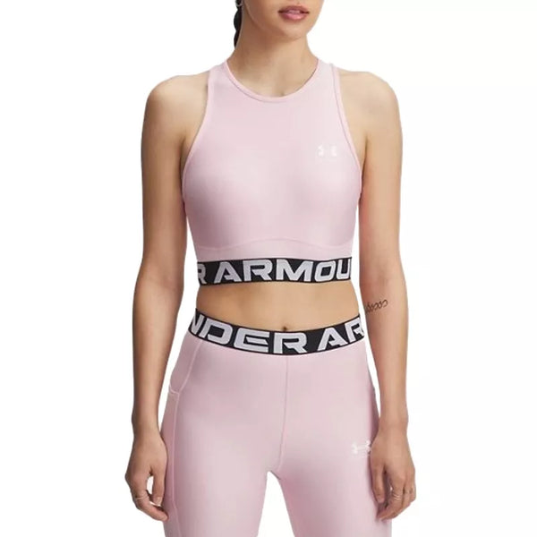 Sport-bh Heatgear Rib Tank - Rosa - Dam