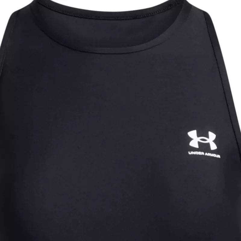 Sujetador deportivo Heatgear Rib Tank - Negro/Blanco - Mujer