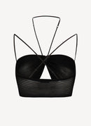 Nensi Dojaka - Brassière Cotelée - Noir - Femme