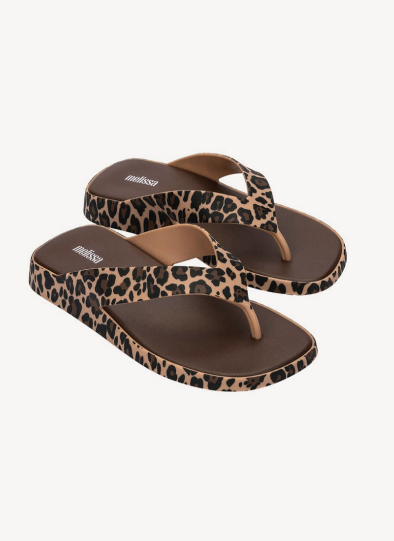 Melissa - Sandales Brave Flip Flop - Noir/Beige - Femme