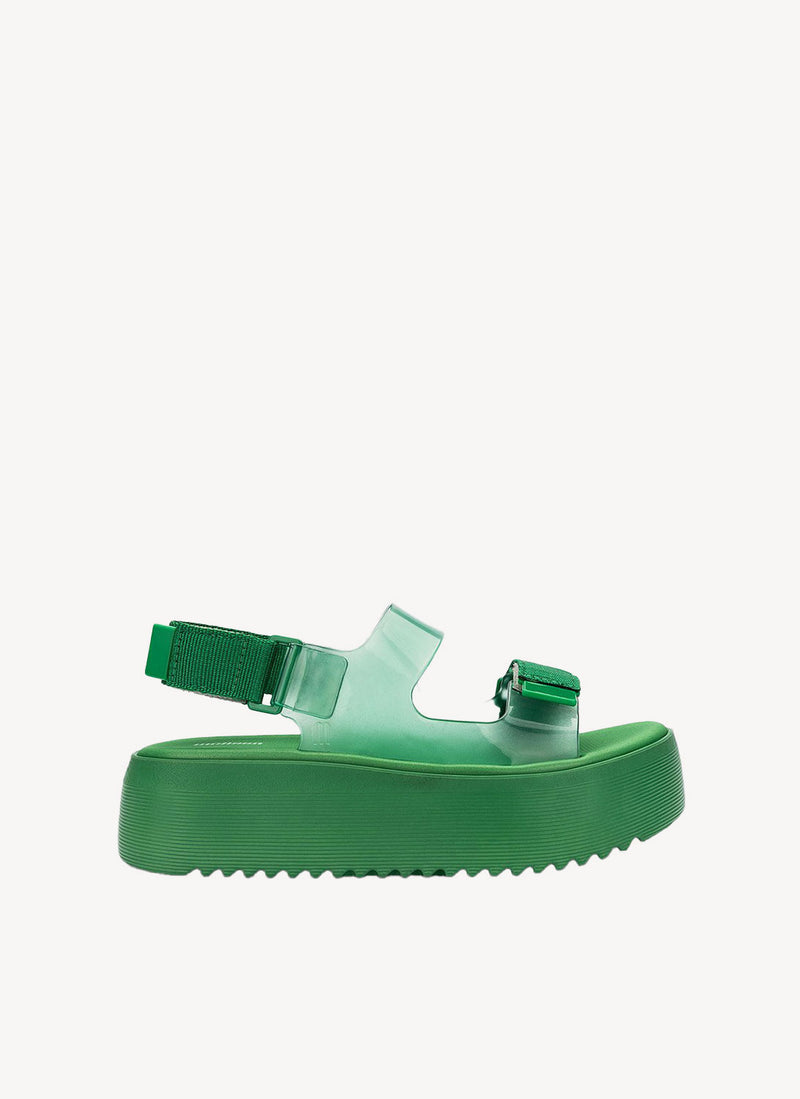 Melissa - Sandales Brave Papete Platform - Green - Femme