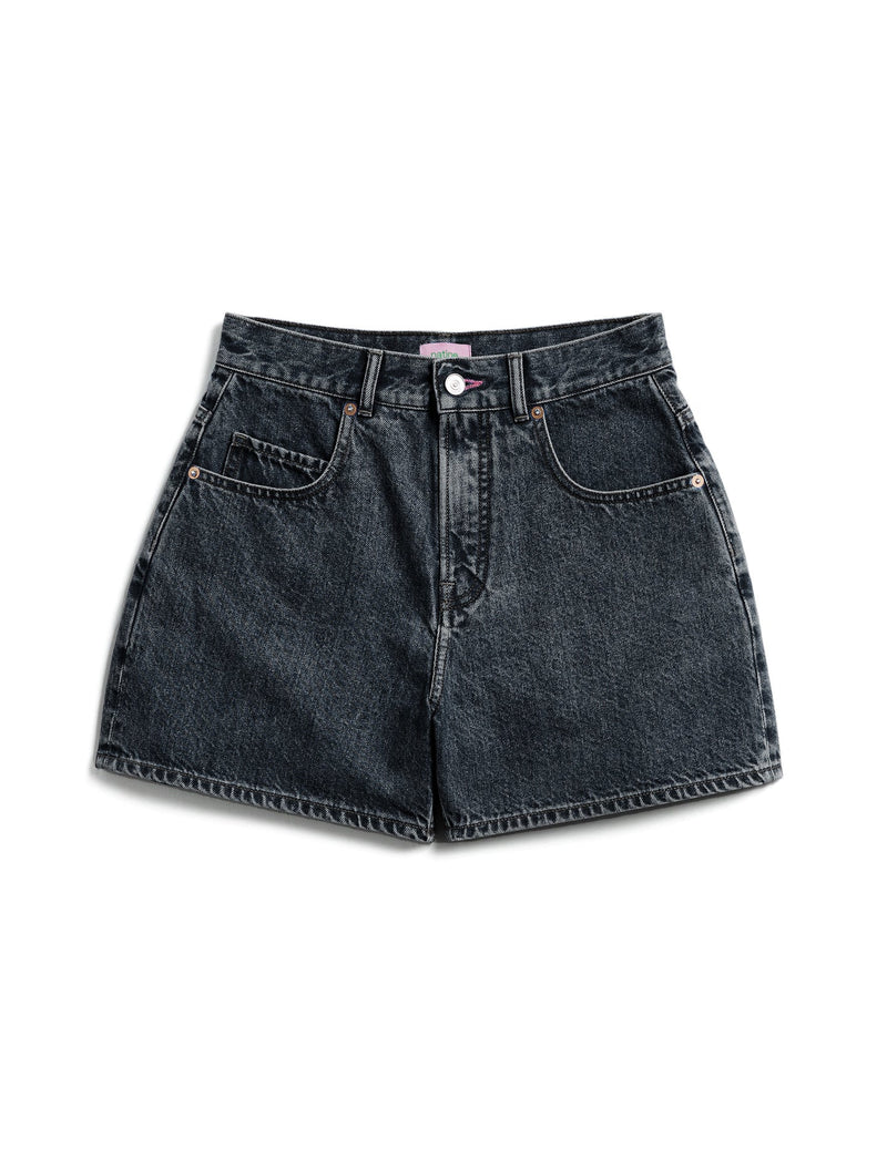 Le Short Brenda Coton Regen-Recyclé Noir Medium