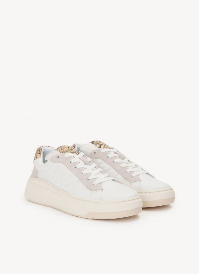 No Name - Baskets Bridget Trainer - White,Natural - Femme