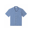 BRIGAND DES MERS S / Bleu Chemise manches courtes en Lin Flint