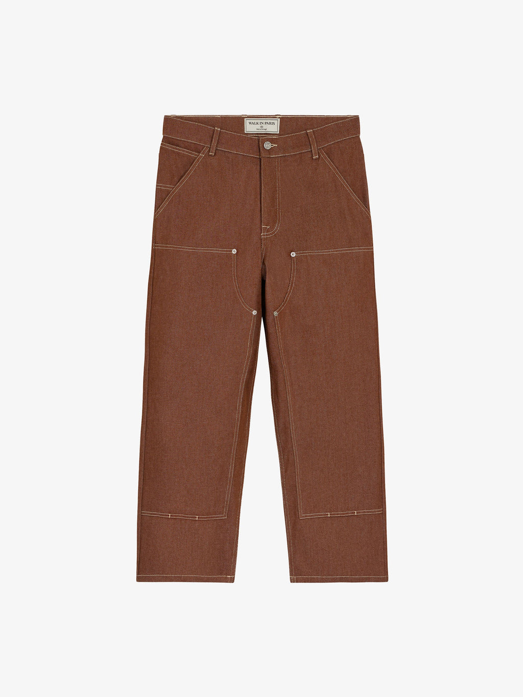 Le Pantalon De Menuisier En Denim Marron