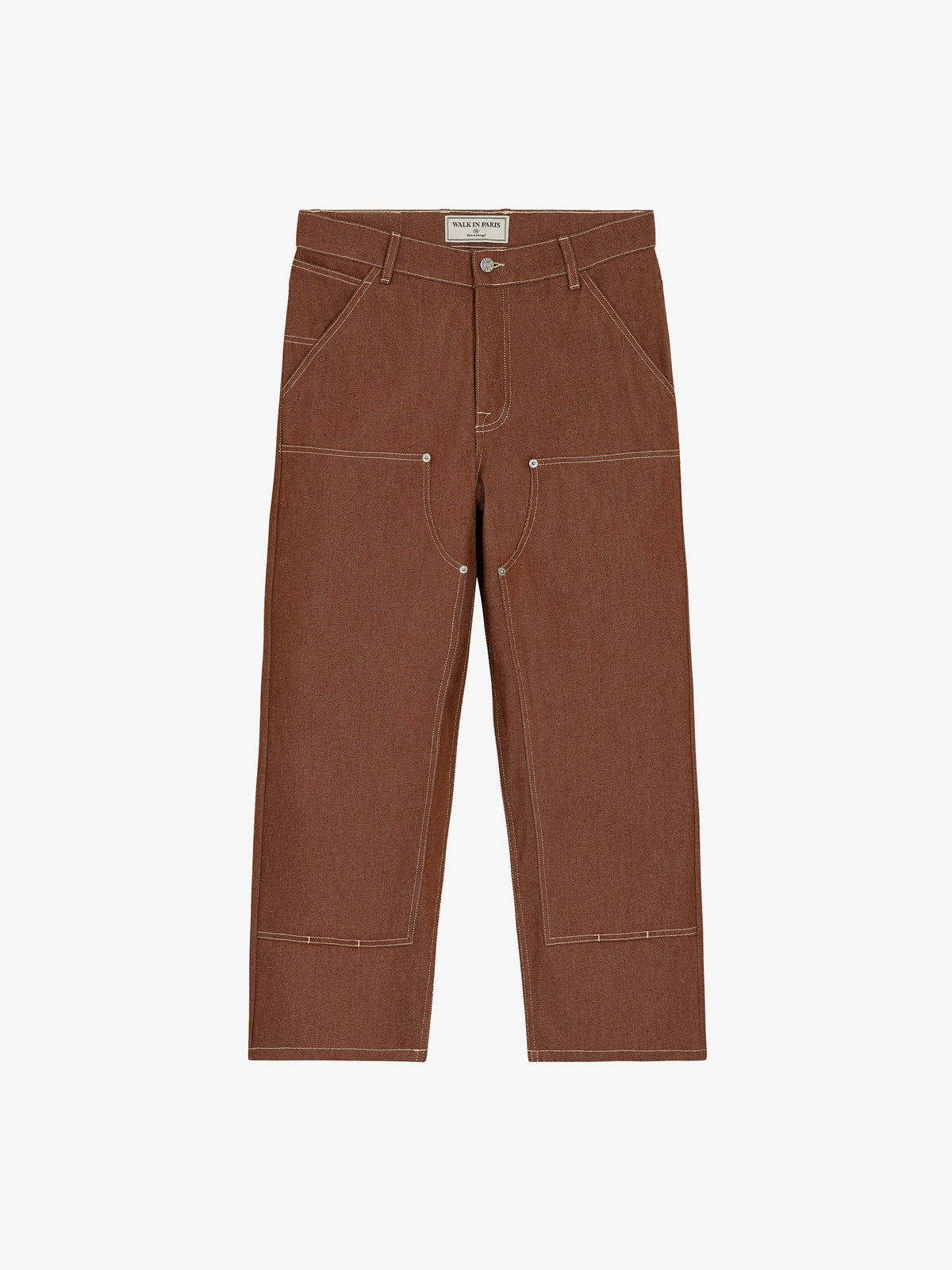 Le Pantalon De Menuisier En Denim Marron
