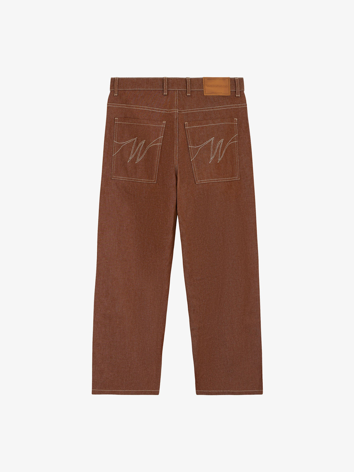 Le Pantalon De Menuisier En Denim Marron