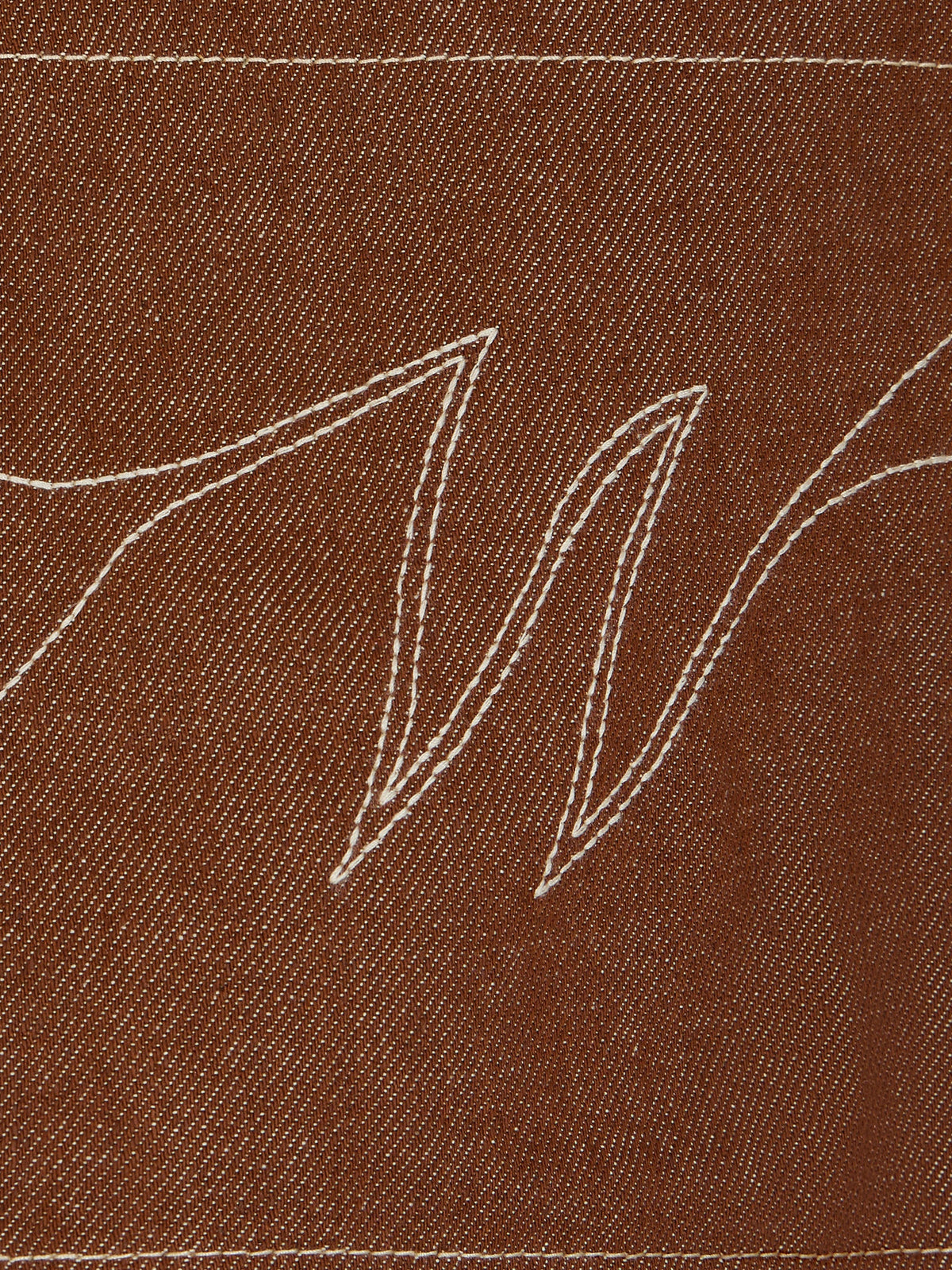 Le Pantalon De Menuisier En Denim Marron