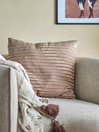 Witham - Cushion - Brown - Cotton