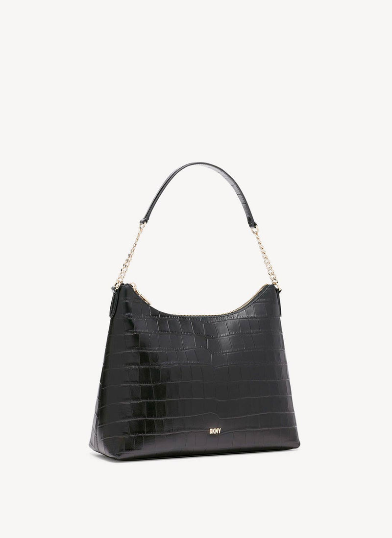 Dkny - Bryant Conv Hobo - Noir/ Or - Femme