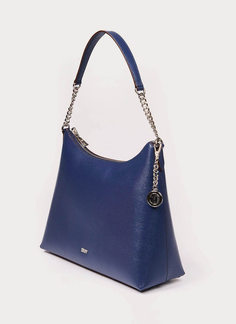 Dkny - Bryant Conv Hobo - Indigo/ Argent - Femme