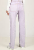 Jean Avec Broderies - Lilas - Femme