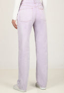 Jean Avec Broderies - Lilas - Femme
