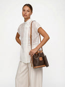 Céline Bucket Toile Macadam Vintage Small