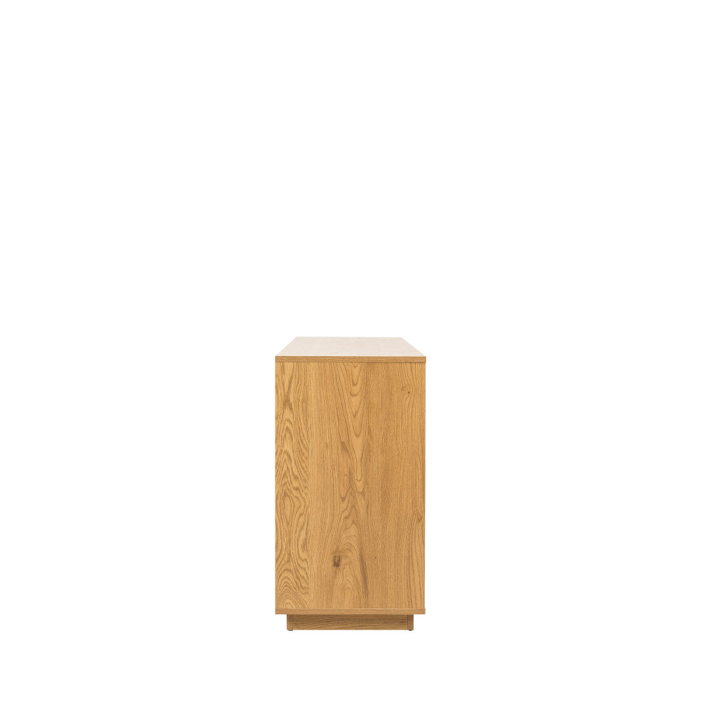 Since - Aparador de 2 puertas, 3 cajones - Madera - Madera clara