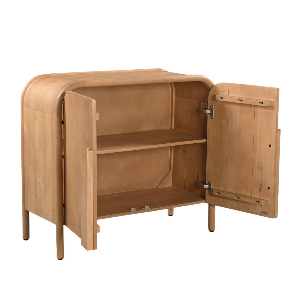 Bali - 2-Door Sideboard - Solid Wood - Light Wood