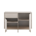 Harriet - Aparador 2 puertas 1 cajón y metal - Madera - Beige