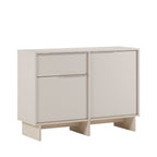 Harriet - Aparador 2 puertas 1 cajón y metal - Madera - Beige